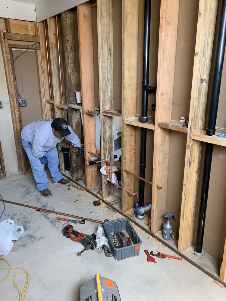 Commercial rough-in plumbing for Gas Line Repair in West Little River